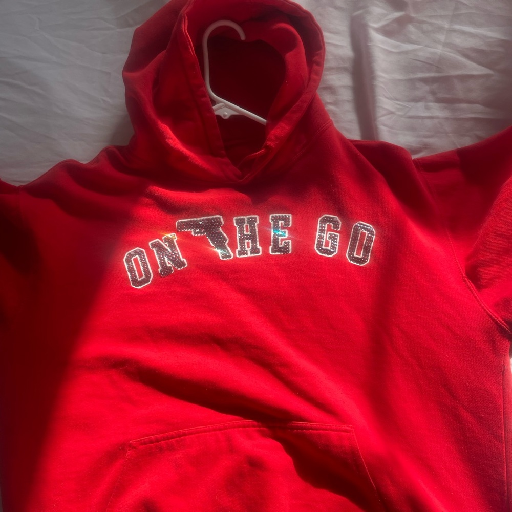 On the go hoodie size M